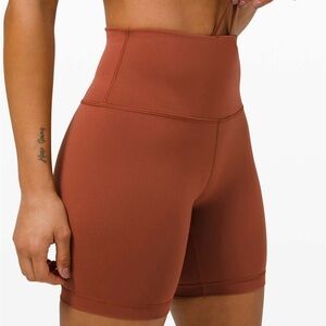 Lululemon Wunder Train short terracotta